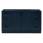 Ariel Kelly 60" Double Free Standing Vanity Cabinet Only - Less Vanity Top Midnight Blue