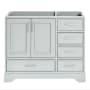 Ariel Stafford 43" Single Free Standing Vanity Cabinet Only - Less Vanity Top Grey