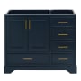 Ariel Stafford 43" Single Free Standing Vanity Cabinet Only - Less Vanity Top Midnight Blue