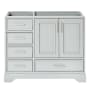 Ariel Stafford 43" Single Free Standing Vanity Cabinet Only - Less Vanity Top Grey