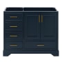 Ariel Stafford 43" Single Free Standing Vanity Cabinet Only - Less Vanity Top Midnight Blue