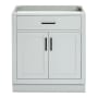 Ariel Hepburn 30" Single Free Standing Vanity Cabinet Only - Less Vanity Top Grey