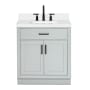 Ariel Hepburn 32" Free Standing Single Basin Vanity Set with Cabinet and Quartz Vanity Top Grey