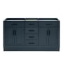 Ariel Hepburn 60" Double Free Standing Vanity Cabinet Only - Less Vanity Top Midnight Blue
