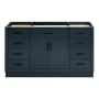 Ariel Hepburn 60" Single Free Standing Vanity Cabinet Only - Less Vanity Top Midnight Blue