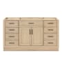 Ariel Hepburn 60" Single Free Standing Vanity Cabinet Only - Less Vanity Top Oak