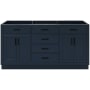 Ariel Hepburn 66" Double Free Standing Vanity Cabinet Only - Less Vanity Top Midnight Blue