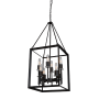 Artcraft Lighting Vineyard 8 Light 16" Wide Taper Candle Square Chandelier Matte Black