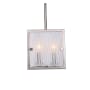 Artcraft Lighting Harbor Point 2 Light 3" Wide Mini Pendant Satin Nickel