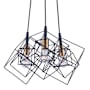 Artcraft Lighting Artistry 3 Light 28" Wide Multi Light Pendant Matte Black / Harvest Brass