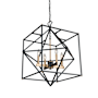 Artcraft Lighting Roxton 4 Light 25" Wide Candle Style Chandelier Matte Black / Harvest Brass