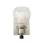 Artcraft Lighting Nelson 8" Tall Bathroom Sconce Black / Brushed Nickel