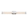 Artcraft Lighting Positano 2 Light 29" Wide Bath Bar Polished Nickel / Ribbed Clear