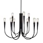 Artcraft Lighting Bronte 26" Wide Candle Style Chandelier Black
