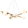 Artcraft Lighting Modena 31" Wide Chandelier Plated Brushed Brass