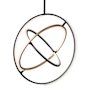 Artcraft Lighting Trilogy 24" Wide Pendant Black / Brass