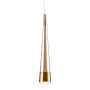 Artcraft Lighting Sunnyvale 1 Light 3" Wide LED Mini Pendant Brass / Clear