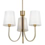 Artcraft Lighting Rhythm 3 Light 24" Wide Smart Chandelier Brushed Gold