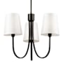 Artcraft Lighting Rhythm 3 Light 24" Wide Smart Chandelier Black