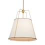 Artcraft Lighting Pullman 4 Light 21" Wide Pendant Brass / Cream