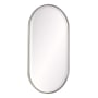 Arteriors Vaquero 19" W x 36" H Oval Framed Bathroom Mirror Polished Nickel