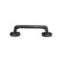 Ashley Norton Traditional 3-3/4" Center to Center Luxury Solid Bronze Classic Cabinet Handle / Drawer Pull Distressed Black