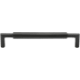 Ashley Norton Bradley 3-3/4" Center to Center Luxury Solid Bronze Faceted Hexagon Barrel Cabinet Handle / Drawer Pull Dark Bronze