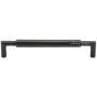 Ashley Norton Bradley 6" Center to Center Luxury Solid Bronze Geometric Hexagon Barrel Cabinet Handle / Drawer Pull Dark Bronze