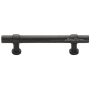 Ashley Norton Pipe Style 10" Center to Center Luxury Solid Bronze Cabinet Bar Handle / Drawer Bar Pull Dark Bronze