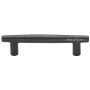 Ashley Norton Solid Bronze Tapered 3-3/4 Inch Center to Center Bar Cabinet Pull Dark Bronze