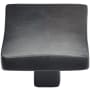 Ashley Norton Solid Bronze Puffed 1-1/4 Inch Square Cabinet Knob Dark Bronze