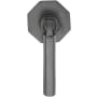 Ashley Norton Solid Bronze Hex 2-3/8 Inch Pendant Cabinet Knob Dark Bronze