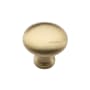 Ashley Norton Luxury 1-1/2" Round Mushroom Luxury Solid Brass Cabinet / Drawer Knob Satin Brass