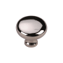 Ashley Norton Luxury 1-1/2" Round Mushroom Luxury Solid Brass Cabinet / Drawer Knob Polished Nickel