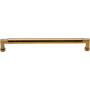 Ashley Norton Bauhaus 10" Center to Center Luxury Solid Brass Barrel Style Cabinet Handle / Drawer Pull Unlacquered Brass