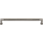 Ashley Norton Bauhaus 12-5/8" Center to Center Luxury Solid Brass Bauhaus Barrel Style Cabinet Handle / Drawer Pull Satin Nickel