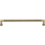 Ashley Norton Bauhaus 12-5/8" Center to Center Luxury Solid Brass Bauhaus Barrel Style Cabinet Handle / Drawer Pull Satin Brass