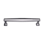 Ashley Norton Deco 6" Center to Center Luxury Solid Brass Stepped and Tapered Cabinet Handle / Drawer Pull Polished Chrome