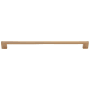 Ashley Norton Solid Brass Urban 12-5/8 Inch Center to Center Handle Cabinet Pull Unlacquered Brass