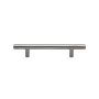 Ashley Norton Solid Brass Modern 4 Inch Center to Center Bar Cabinet Pull Polished Nickel
