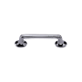 Ashley Norton Solid Brass Classic Transitional 8 Inch Center to Center Handle Cabinet Pull Polished Chrome