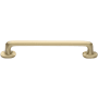 Ashley Norton Traditional 10" Center to Center Luxury Solid Brass Vintage Farmhouse Cabinet Handle / Drawer Pull Satin Brass