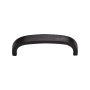 Ashley Norton Solid Brass Stanley 3-1/2 Inch Center to Center Handle Cabinet Pull Flat Black