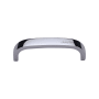 Ashley Norton Bridge 6" Center to Center Luxury Solid Brass Arch Strap Style Cabinet Handle / Drawer Pull Polished Chrome