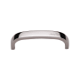 Ashley Norton Bridge 6" Center to Center Luxury Solid Brass Arch Strap Style Cabinet Handle / Drawer Pull Polished Nickel