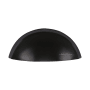 Ashley Norton Ely 2-1/4" Center to Center Luxury Solid Brass Modern Cabinet Cup Handle / Drawer Cup Pull Flat Black