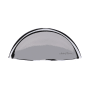 Ashley Norton Ely 2-1/4" Center to Center Luxury Solid Brass Modern Cabinet Cup Handle / Drawer Cup Pull Polished Chrome