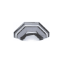 Ashley Norton Solid Brass Hex 3-1/2 Inch Center to Center Cup Cabinet Pull Polished Chrome