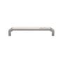 Ashley Norton Solid Brass Angular 8 Inch Center to Center Handle Cabinet Pull Satin Nickel