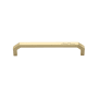 Ashley Norton Solid Brass Angular 8 Inch Center to Center Handle Cabinet Pull Satin Brass